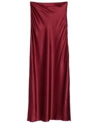 Cult Gaia - Satin-Finish Maxi Skirt - Lyst