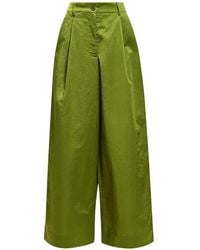 Essentiel Antwerp - Pleated Wide-Leg Trousers - Lyst