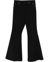 Rick Owens - Verfraaide Flared Broek - Lyst