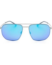 Maui Jim - Shark's Cove Pilot-Frame Sunglasses - Lyst