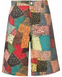 ANDERSSON BELL - Patchwork Bermuda Shorts - Lyst