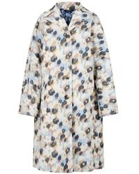 Marni - Long Printed Coat - Lyst