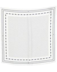 Maje - Polka-Dot Silk Scarf - Lyst