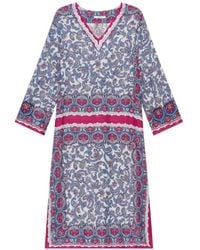 Maliparmi - Paisley-Print V-Neck Dress - Lyst