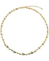 Monica Vinader - Odyssey Aquamarine Necklace - Lyst