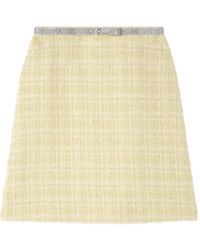 Versace - Tweed-Minirock - Lyst