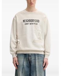 Neighborhood - Distressed Graphic-Print Sweater - Lyst