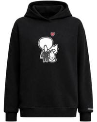 KARL LAGERFELD - Ikon Valentine Hooded Sweater - Lyst