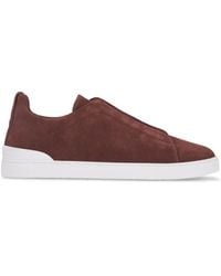 ZEGNA - スリッポン スエードスニーカー - Lyst