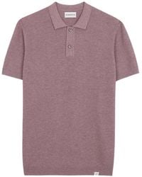 NOWADAYS - Ribbed-Knit Short-Sleeve Polo Shirt - Lyst