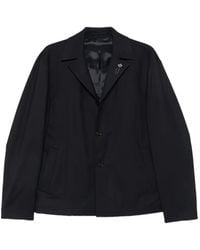 Lardini - Notched-Lapel Single-Breasted Blazer - Lyst