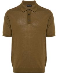 Roberto Collina - Knitted Polo Shirt - Lyst