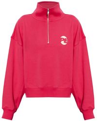 P.E Nation - Voltage Half-Zip Logo-Print Sweatshirt - Lyst