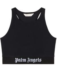 Palm Angels - Logo Band Racerback Top - Lyst