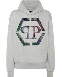 Philipp Plein - Strass Hexagon Hoodie - Lyst