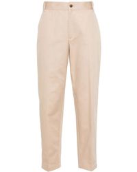Maison Kitsuné - Cotton Gabardine Chino Pants - Lyst