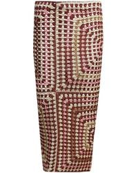 Calle Del Mar - Granny Square Midi Skirt - Lyst