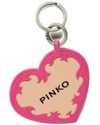 Pinko - Heart Keyring Charm - Lyst