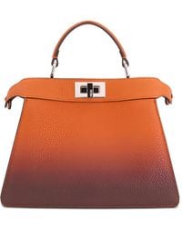Fendi - Small Peekaboo Iseeu Leather Tote Bag - Lyst