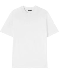Jil Sander - Crewneck Short Sleeves Classic T-Shirt - Lyst