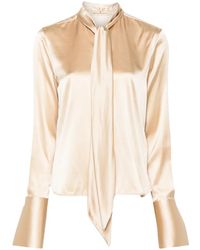 Ermanno Scervino - Pussy-Bow Collar Shirt - Lyst