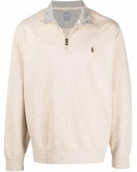 Polo Ralph Lauren - Logo Patch Zip Pullover - Lyst