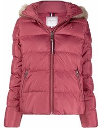 Tommy Hilfiger Tyra Long Down Padded Jacket Black | Lyst
