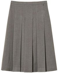 Twinset - Flannel Midi Skirt - Lyst