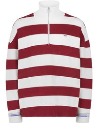 Gcds - Striped Half-zip Sweatshirt - Lyst