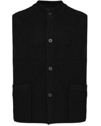 Homme Plissé Issey Miyake - Geknöpfte Weste Mit Tasche - Lyst