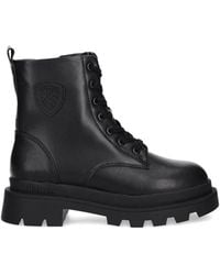 Blauer - Kimmel Lace-Up Lug-Sole Boots - Lyst