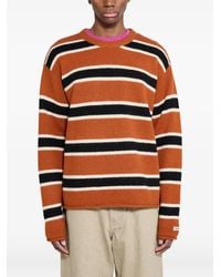 Stussy - Striped Wool Sweater - Lyst