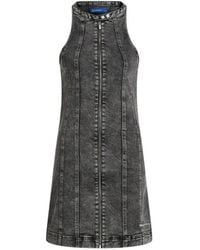 KARL LAGERFELD - Denim Racer Dress - Lyst