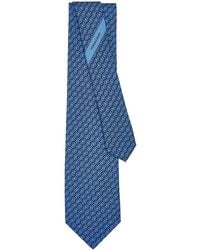 Ferragamo - Woven-Print Silk Tie - Lyst