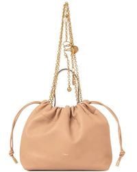 Chloé - Chain Charm Bucket Bag - Lyst