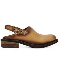 Miu Miu - Buckle-Fastening Slingback Mules - Lyst