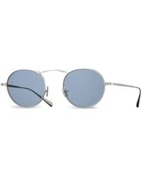 Eyevan 7285 - Safari-E Round-Frame Sunglasses - Lyst