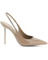 Paris Texas - Lidia Patent-Leather Slingback Pumps - Lyst