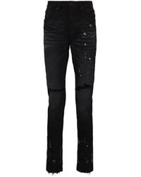 Purple Brand - Jeans Met Verfspetters - Lyst