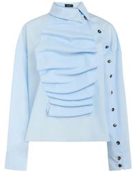 A.W.A.K.E. MODE - Button-Embellishment Blouse - Lyst