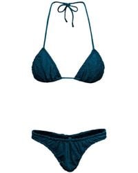 Reina Olga - Guia Metallic-Effect Bikini Set - Lyst