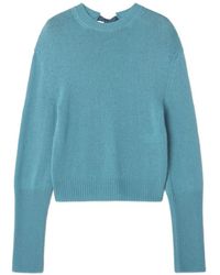 Lanvin - Cashmere Sweater With Grosgrain Detail - Lyst
