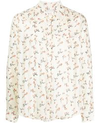 Youths in Balaclava - Floral-print Long-sleeve Shirt - Lyst