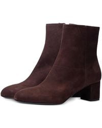 Poche Paris - Bottines À Talon Épais - Lyst