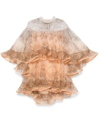 Zimmermann - Abito Corto Con Decorazione - Lyst