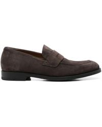 ZEGNA - Suede Leather Laced Slip-Ons For - Lyst
