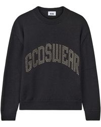 Gcds - Stud-Embellished Logo-Print Sweater - Lyst