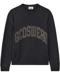 Gcds - Stud-Embellished Logo-Print Sweater - Lyst