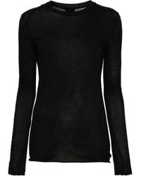 Thom Krom - Panelled Long-sleeve T-shirt - Lyst