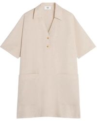 Maison Kitsuné - Robe Courte À Manches Courtes Et Poches - Lyst